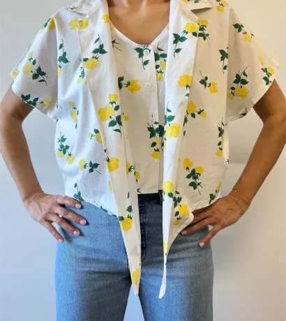Chemise vintage fleurie