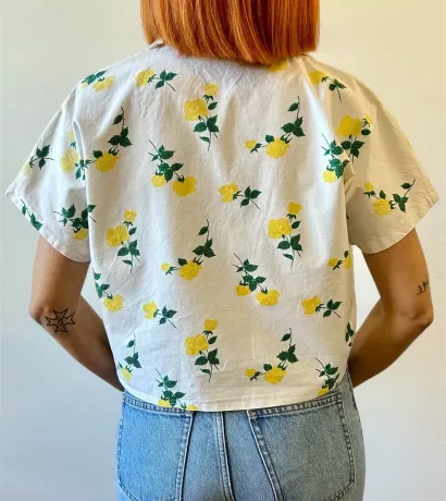 Chemise vintage fleurie