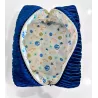 Trousse beauté upcycling bleu
