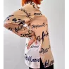 Chemisier calligraphie