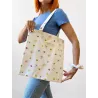 Tote bag Chipie fleurs