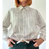 Pack - Chemise Papi lien à nouer avec pince cheveux assorti