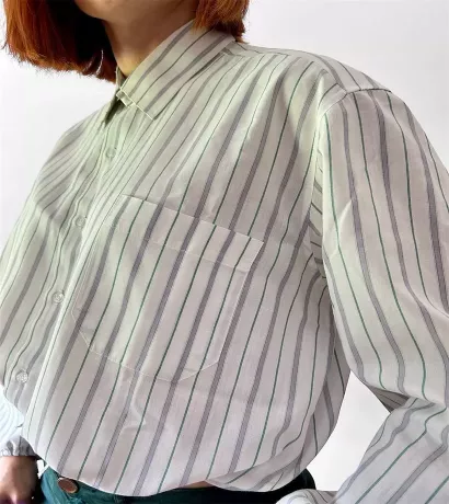 Pack - Chemise Papi lien à nouer avec pince cheveux assorti