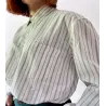 Pack - Chemise Papi lien à nouer avec pince cheveux assorti