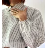 Pack - Chemise Papi lien à nouer avec pince cheveux assorti