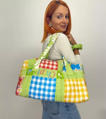 Pack - Sac Chipie matelassé avec chouchou assorti