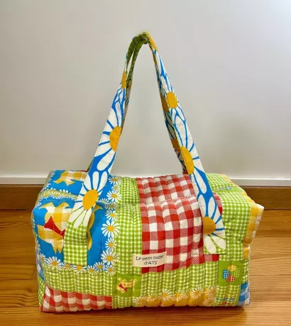 Pack - Sac Chipie matelassé avec chouchou assorti