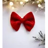 Pince à cheveux Velours de Noël