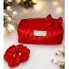 Pack - Trousse beauté Velours de Noël  avec accessoire assorti