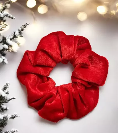 Chouchou Velours de Noël