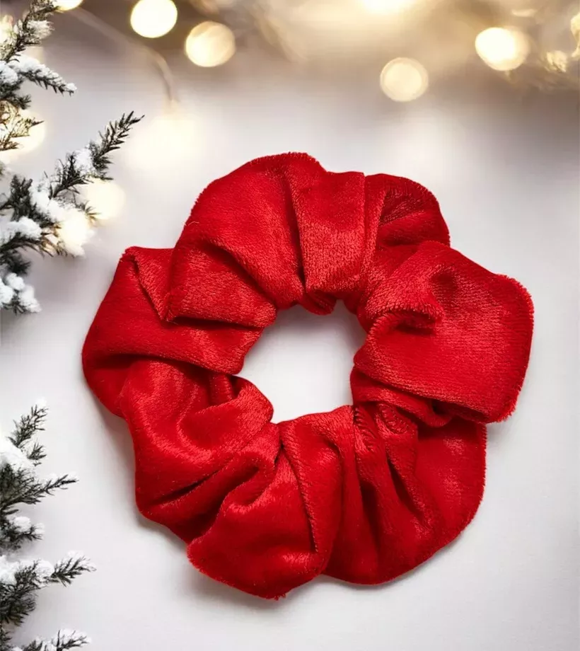 Chouchou Velours de Noël