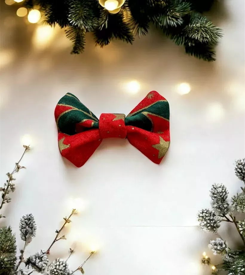 Pince à cheveux de noël