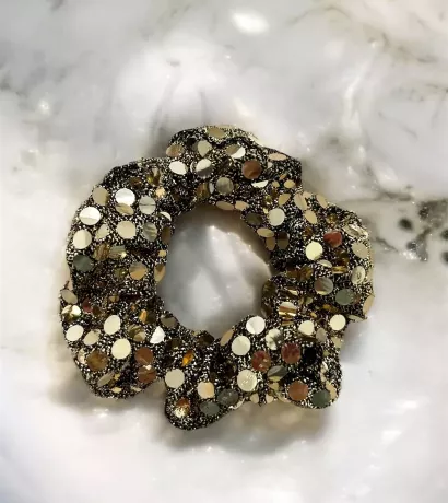 Chouchou assorti gloden glow