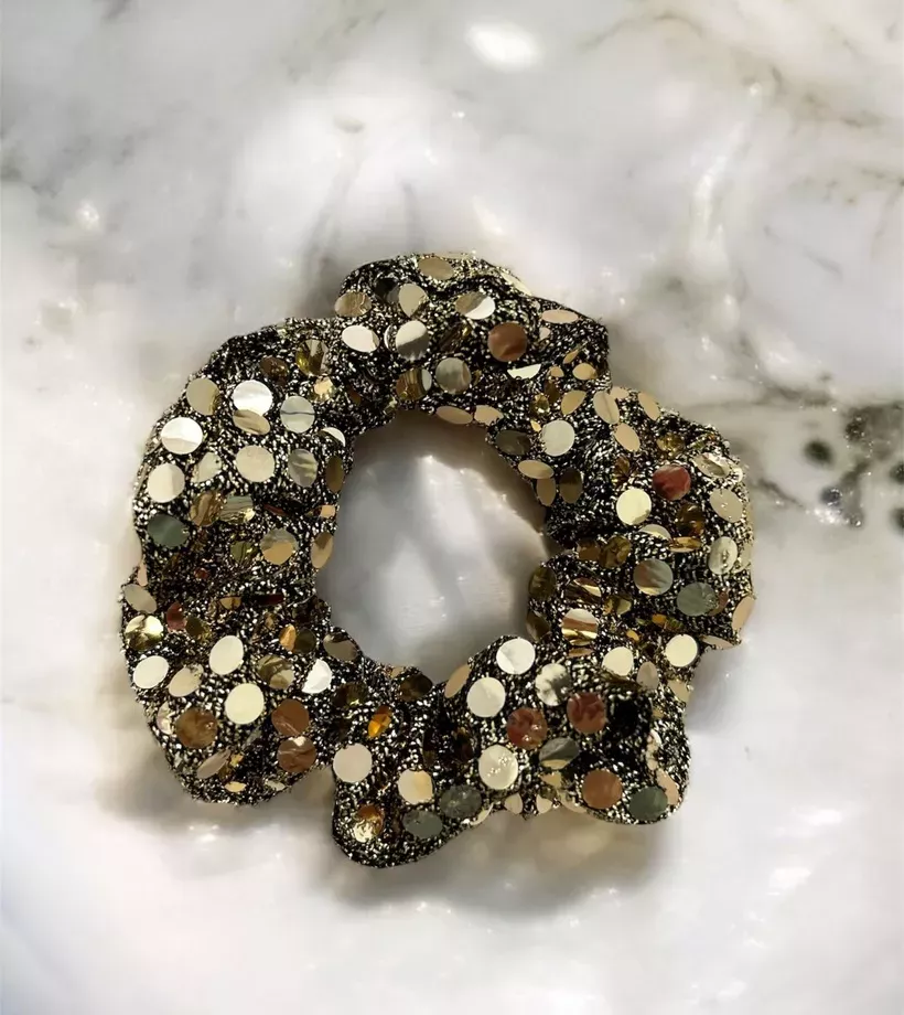 Chouchou assorti gloden glow