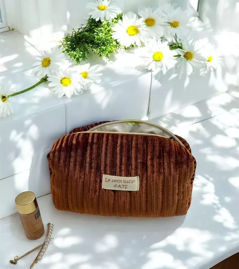 Trousse beauté upcycling Chocolate beauty