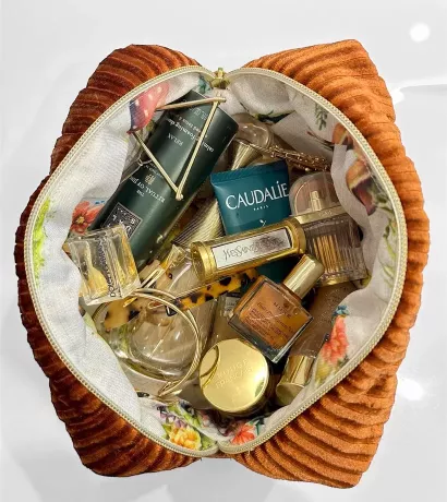 Trousse beauté upcycling Chocolate beauty